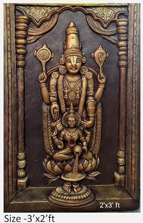 Balaji 3D Elevation fiber Relief Mural Wall Art decor