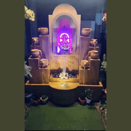 8 Pot Sand Stone Fountain