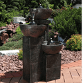 Black stone 3 tier bowl Fountain