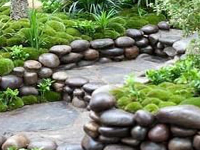 Rock Stone  Natural Round