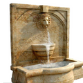 Lion wall fountain