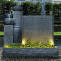 Gray stone customized fountain