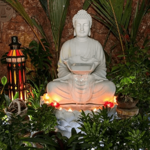Indoor & outdoor budhha fountain