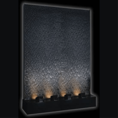Indoor Wall fountain with natural balck stone