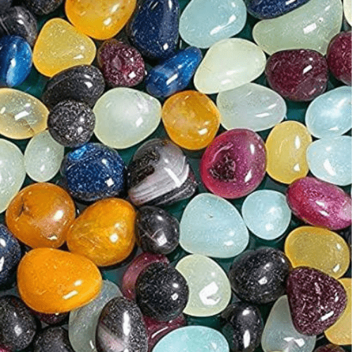 Multy Colours Natural Transparent Pebbles