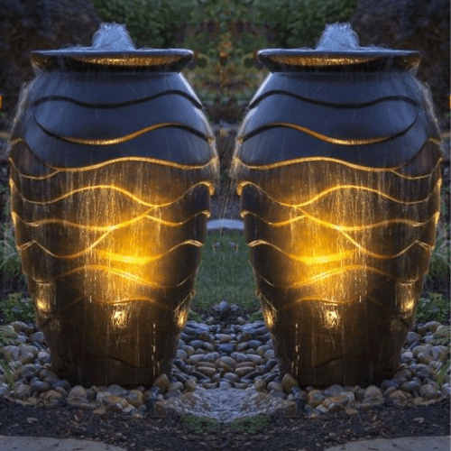 Natural Stone Outdoor Pot Water Body
