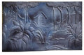 NATURE SQUARE Scenery mural work 3D Elevation fiber Relief Mural Wall Art decor, Size - 48/30 inch