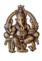 NATURE SQUARE Ganpati 3D Elevation Fiber Relief Mural || Wall Art Decor - Small Size (20x15 Inch) ||