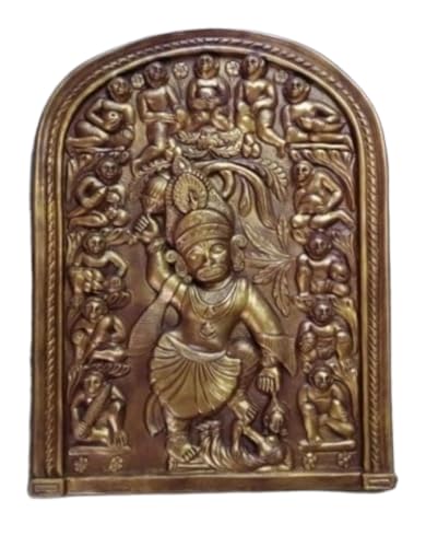 NATURE SQUARE Bal Hanumaan 3D Elevation fiber Relief Mural Wall Art decor,Actual Size 28ð22 inch