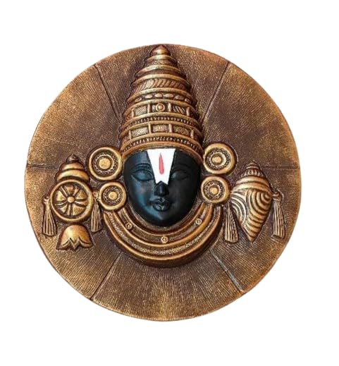 NATURE SQUARE Balaji face cutout 3D Elevation fiber Relief Mural Wall Art decor,Actual Size 18/18 inch