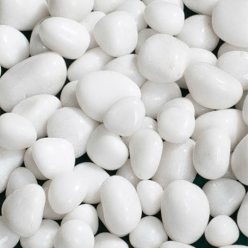 White Pebbles Mix Size