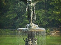 Green Water Statues