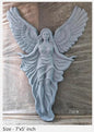 NATURE SQUARE Angel 3D Elevation fiber Relief Mural Wall Art decor,Actual Size 7/5 feet