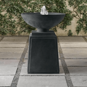 Black stone gardens fountain
