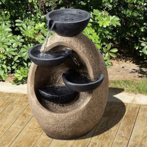 Egg Design 4 Black Bowl Fountain