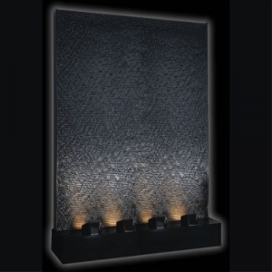 Indoor Wall fountain with natural balck stone